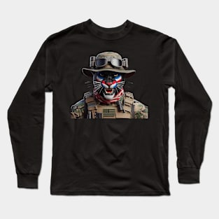 Patriot Panther by focusln Long Sleeve T-Shirt